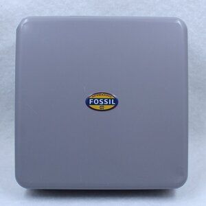 Older Fossil Metal Square Lidded Tin Only From About 2013